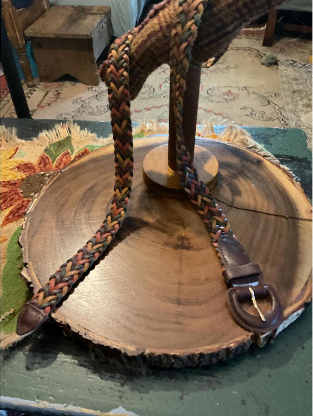 Handcrafted Braided Leather Belt